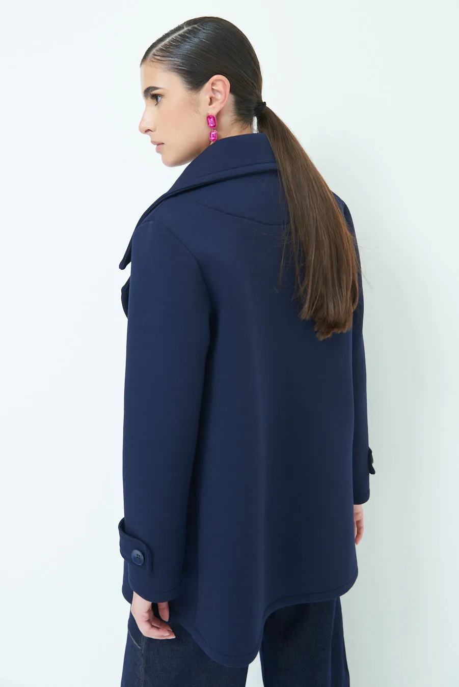 Stylish double-breasted coat wholesale