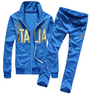 Summer Sport Suit Sportwear New Men Fashion Letter Print Tracksuits College Couple Jacket Set