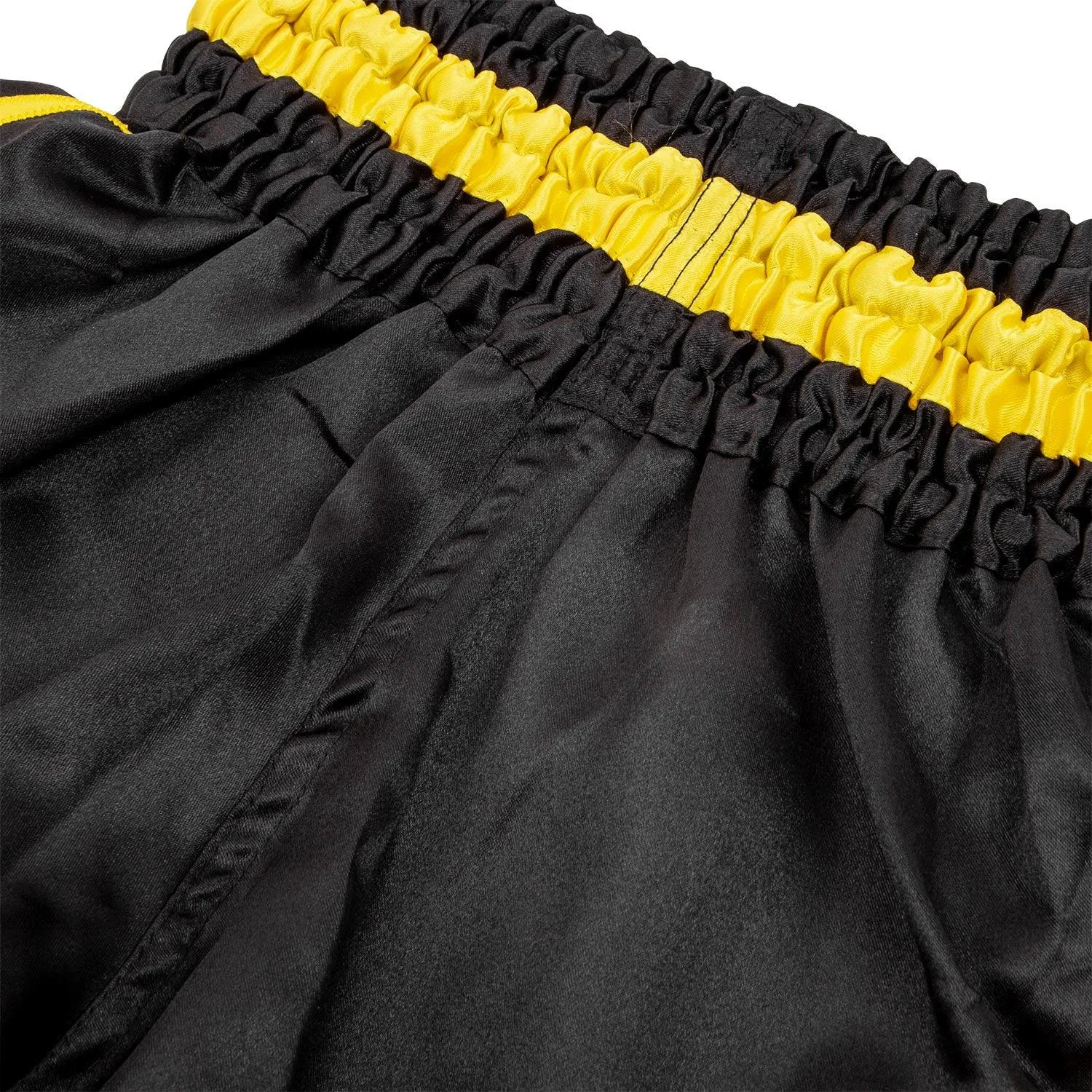 Venum Bangkok Inferno Kids Muay Thai Shorts - Black/Yellow