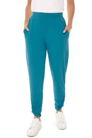 Women's Cafe Ruche Pants | Tahitian Teal