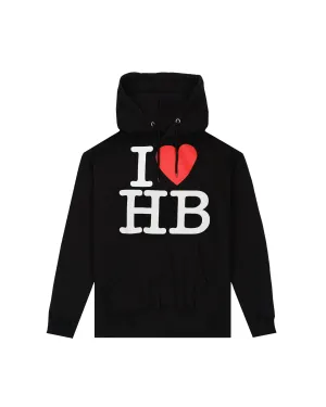 Women's I Heart HB L/S Pullover Hoodie