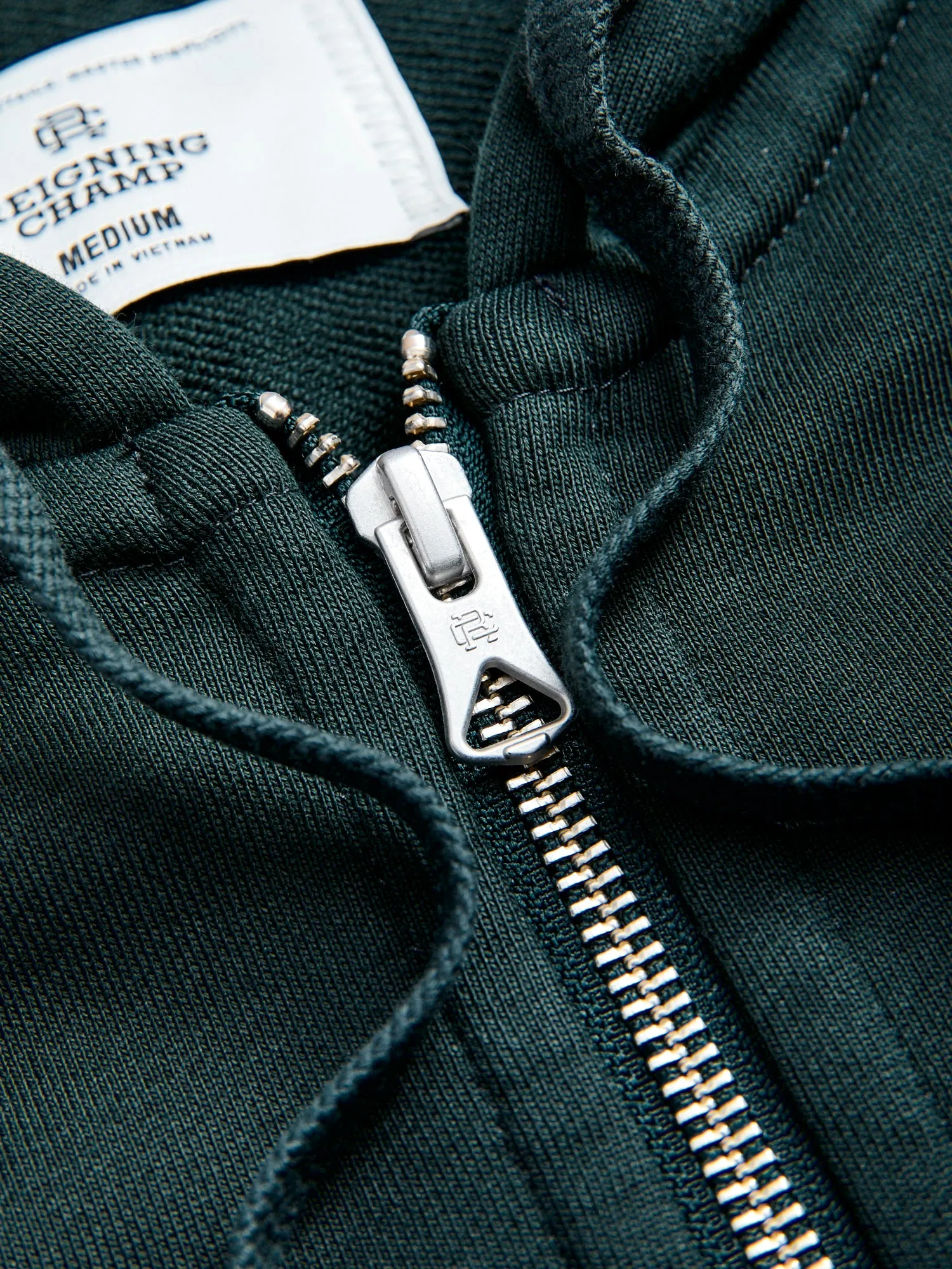 Zip Hoodie in Petrol