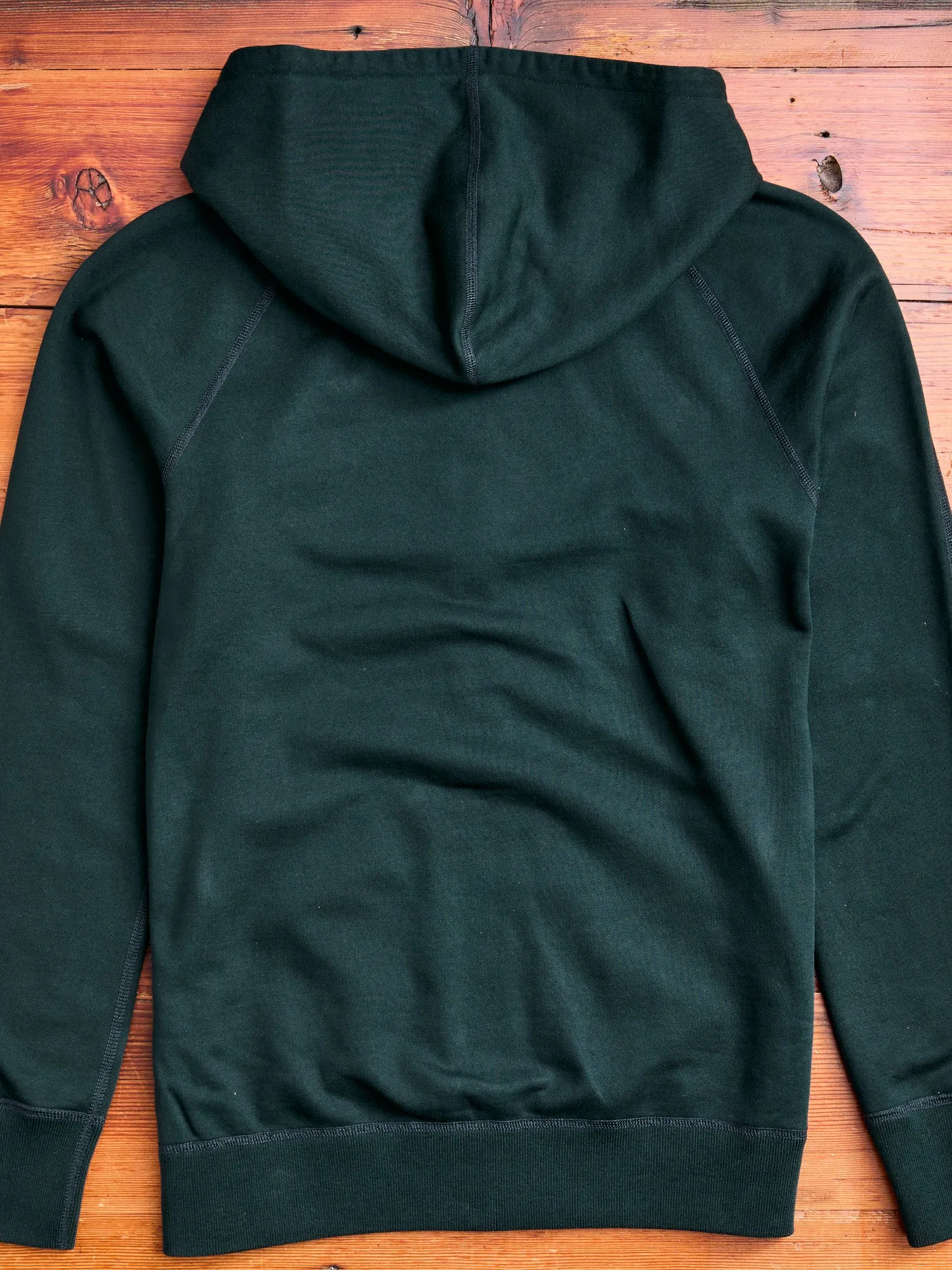 Zip Hoodie in Petrol